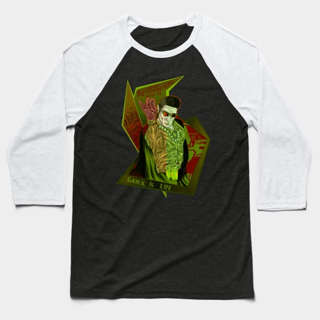 Vegan Vampire V3 Baseball T-Shirt by bobygates